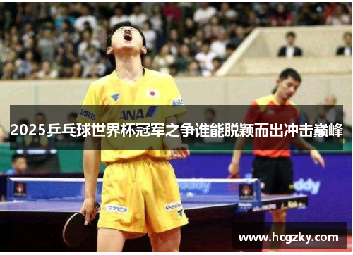 2025乒乓球世界杯冠军之争谁能脱颖而出冲击巅峰